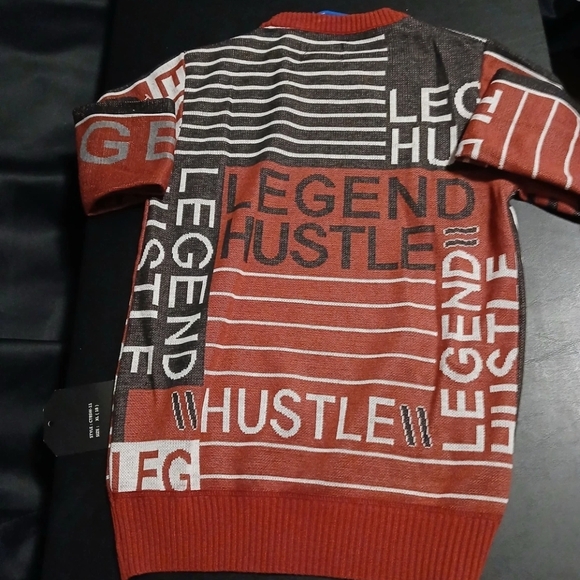 Diamond Stash Long Sleeve Boys Size S8 Knitted Red,black,white,grey - Picture 5 of 5